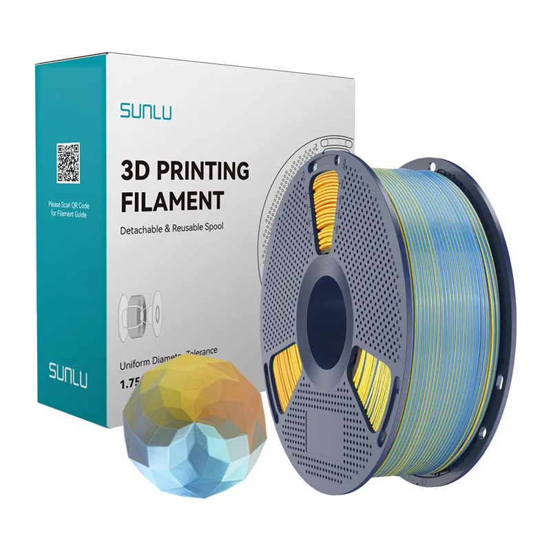 Filament SUNLU PLA+ Silk Forth-Color 1.75mm 1kg