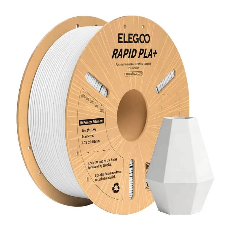Filament ELEGOO Rapid PLA+ Do Drukarki 3D 1 kg - Biały