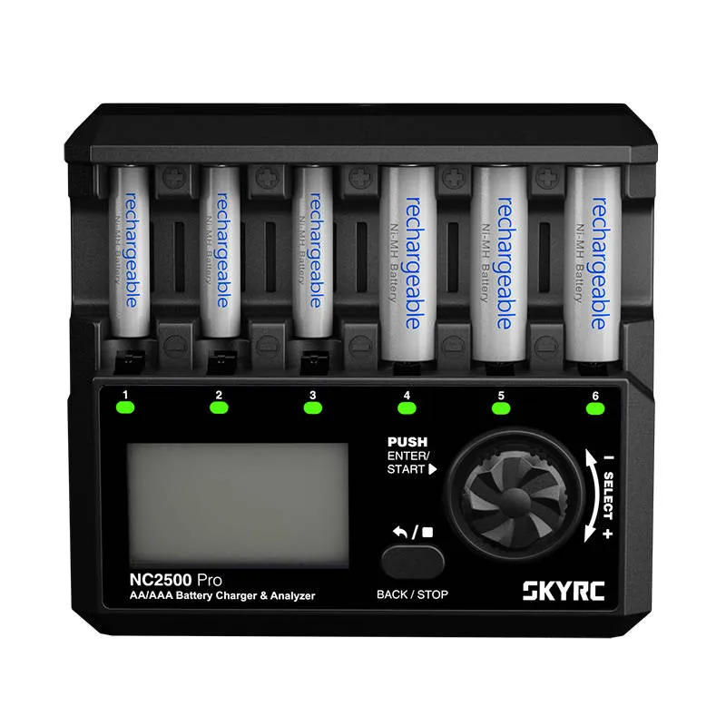 Ładowarka SKYRC NC2500 Pro AA/AAA 6-SLOTOWA Do 2,5A