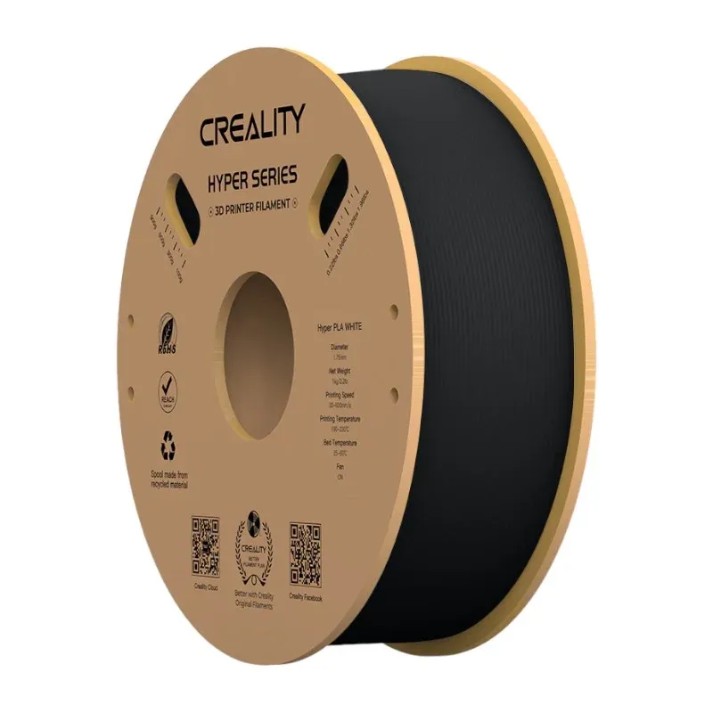 Filament CREALITY Hyper PLA 1kg Do Druku 3D Prędkość 600MM/S - Czarny