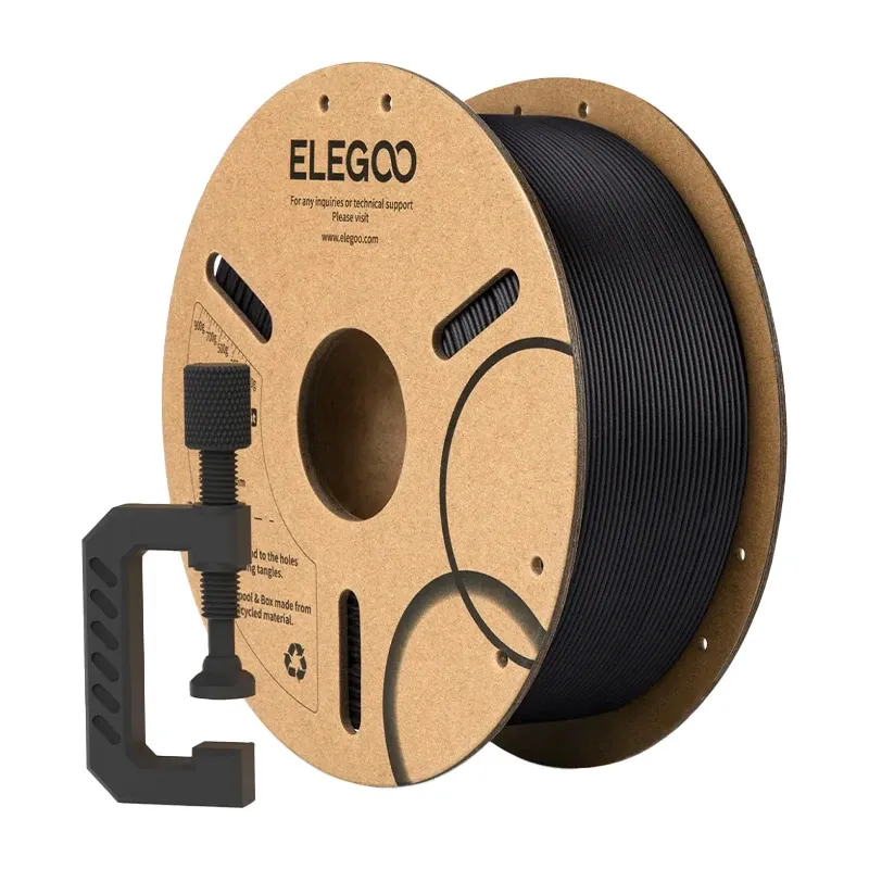 Filament ELEGOO PLA-CF Do Drukarki 3D 1,75 mm 1 kg - Czarny