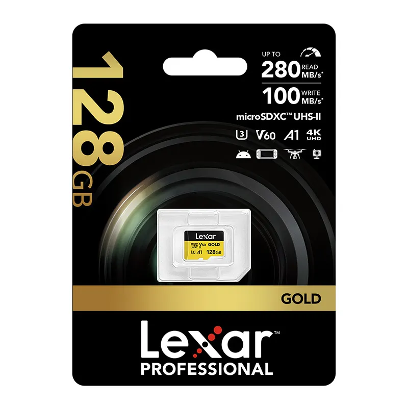 Karta Pamięci LEXAR GOLD MicroSDXC 128GB UHS V60