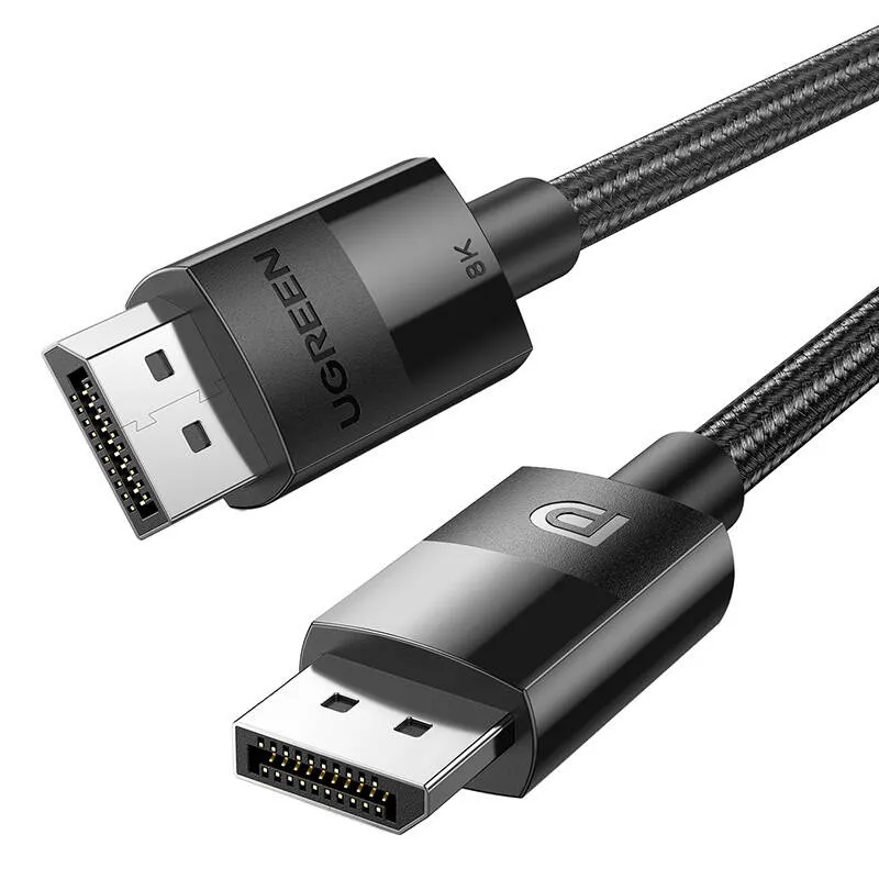 Kabel UGREEN 80390 DisplayPort 1.4 2m - Czarny