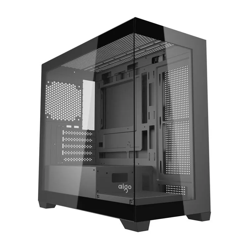 Obudowa Komputerowa DARKFLASH C218M Z 6 Wentylatorami ARGB - Czarna