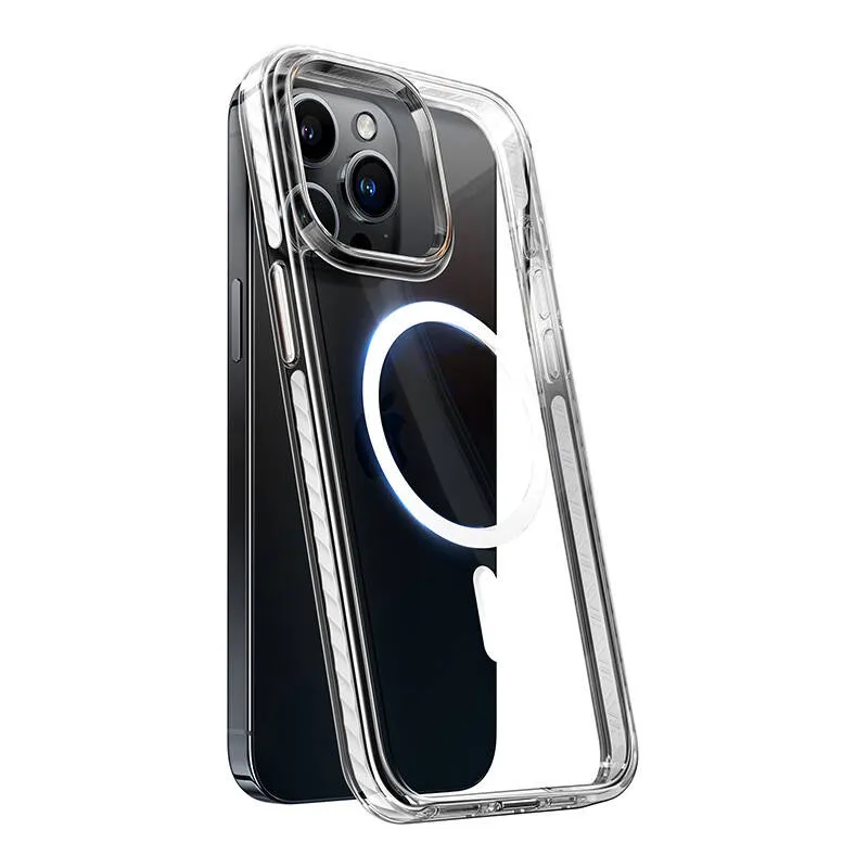 Etui Magnetyczne TORRAS Sparka IPhone 15 Pro - Przezroczyste