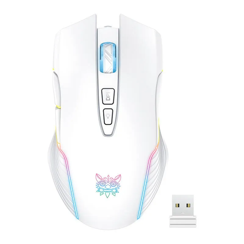 Mysz Bezprzewodowa ONIKUMA CW905 USB-C 3600 DPI - Biała