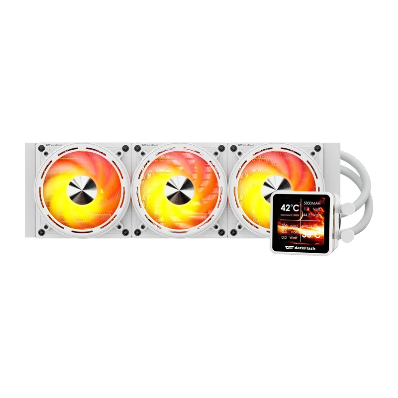 Chłodzenie Wodne CPU DARKFLASH DE360 120mm - Białe