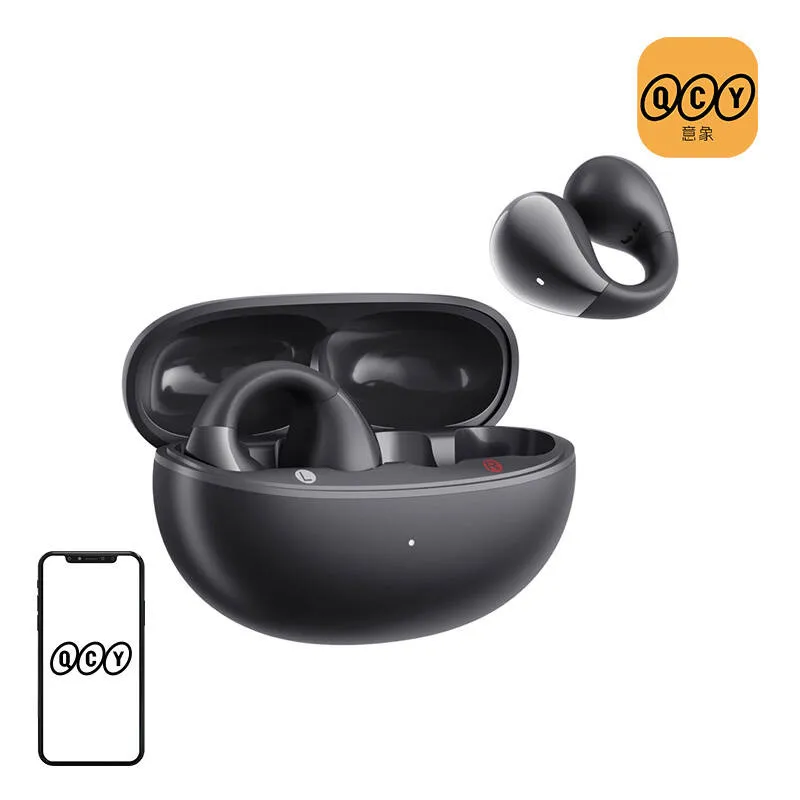 Słuchawki QCY Crossky Clip C30 Bluetooth 5.4 - Czarne