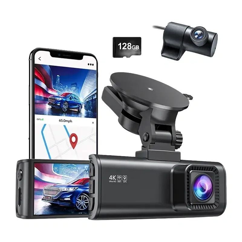 Wideorejestrator REDTIGER F7NP WIFI 4K + 1080P 128GB