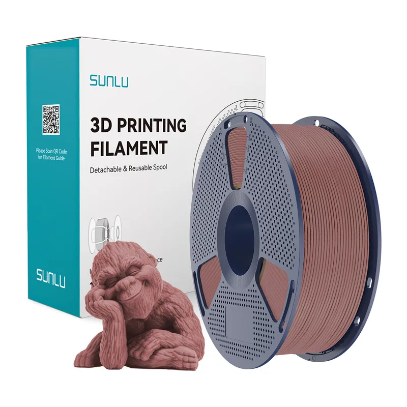 Filament SUNLU Wood 1.75mm 1kg Do Drukarki 3D - Wiśnia