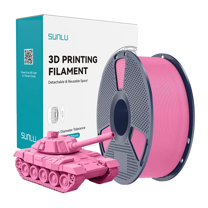 Filament SUNLU PLA+ High-Speed 1.75mm 1kg - Różowy