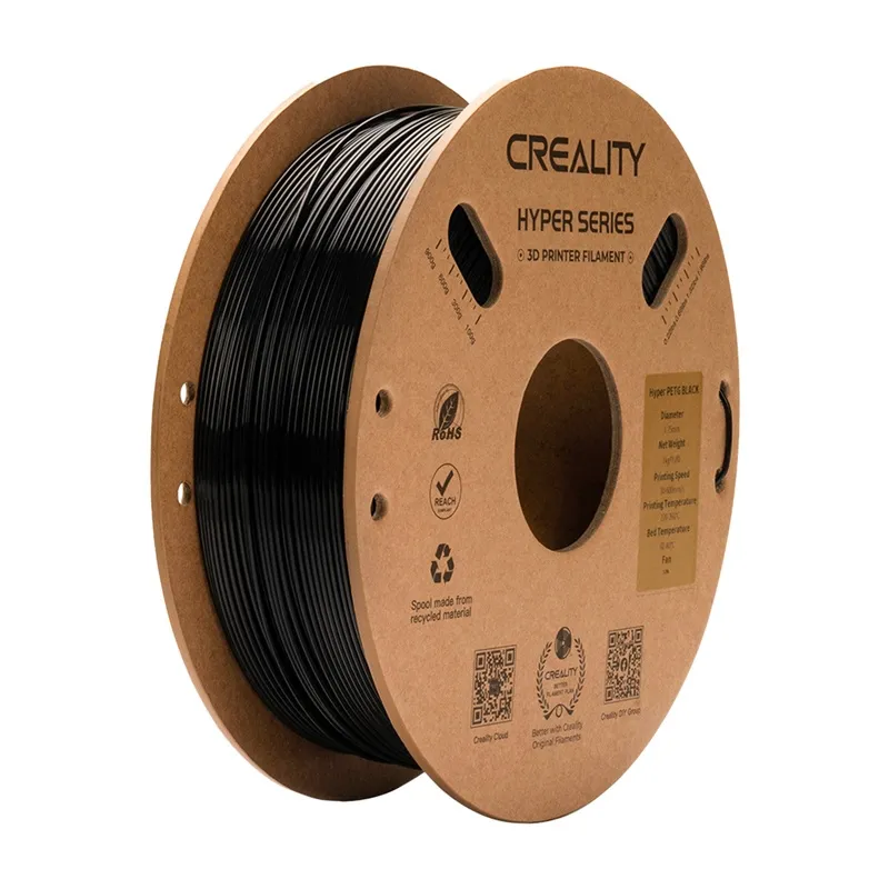 Filament CREALITY Hyper PETG Do Drukarki 3D 300 Mm/S - Czarny