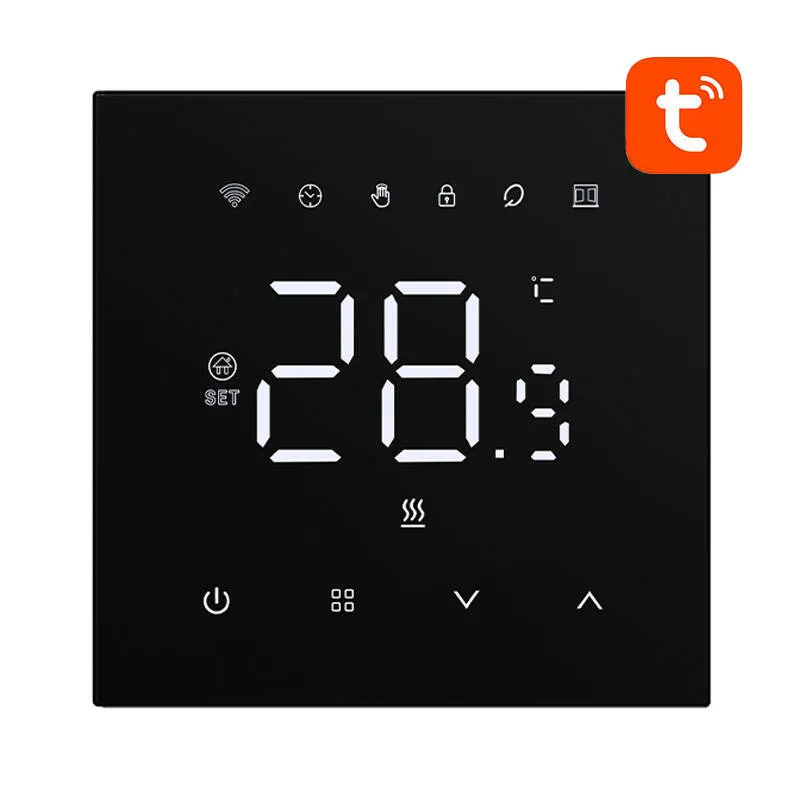 Termostat Smart AVATTO WT410-BH-3A-B Wi-Fi Do Bojlera - Czarny