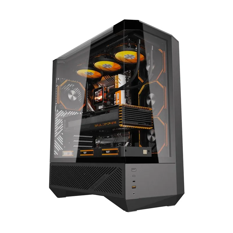 Obudowa Komputerowa DARKFLASH DY460 Z 4 Wentylatorami ARGB - Czarna