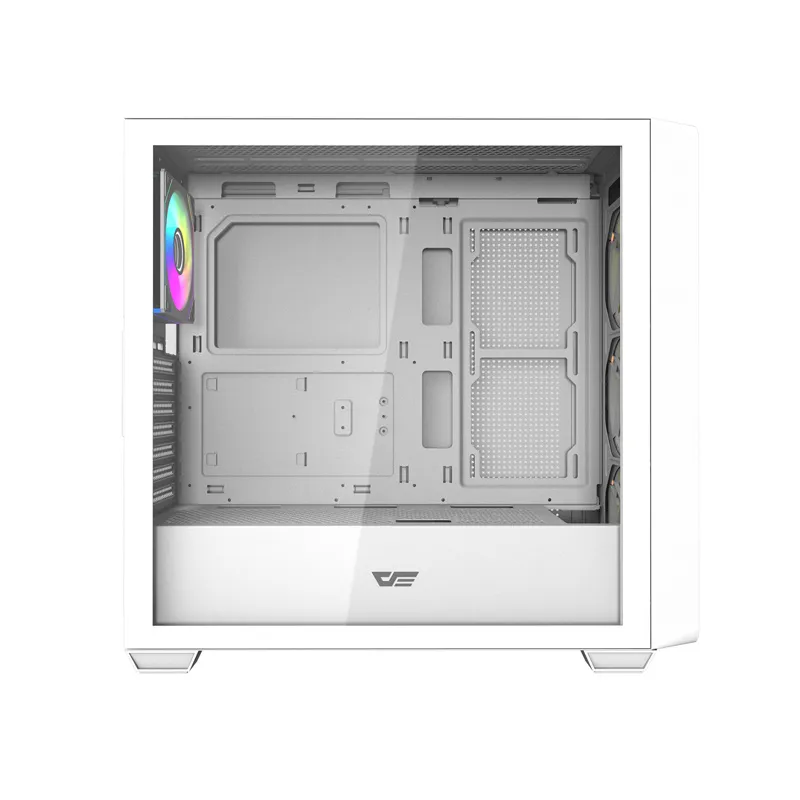 Obudowa Komputerowa DARKFLASH DS900WD ATX 2 HDD 2 SSD - Biała