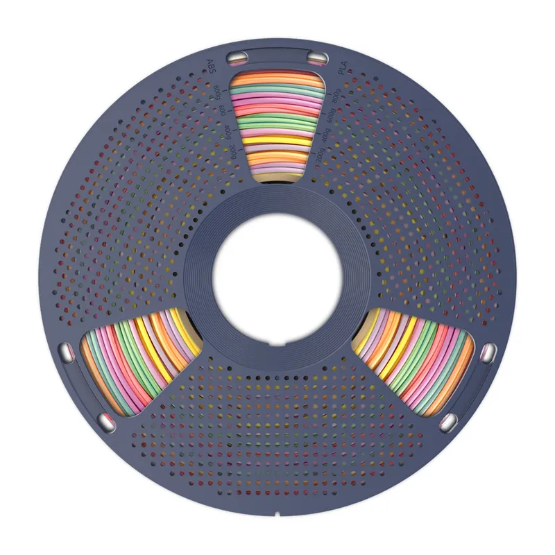Filament SUNLU PLA+ Silk 1.75mm 1kg Rainbow - Tęczowy