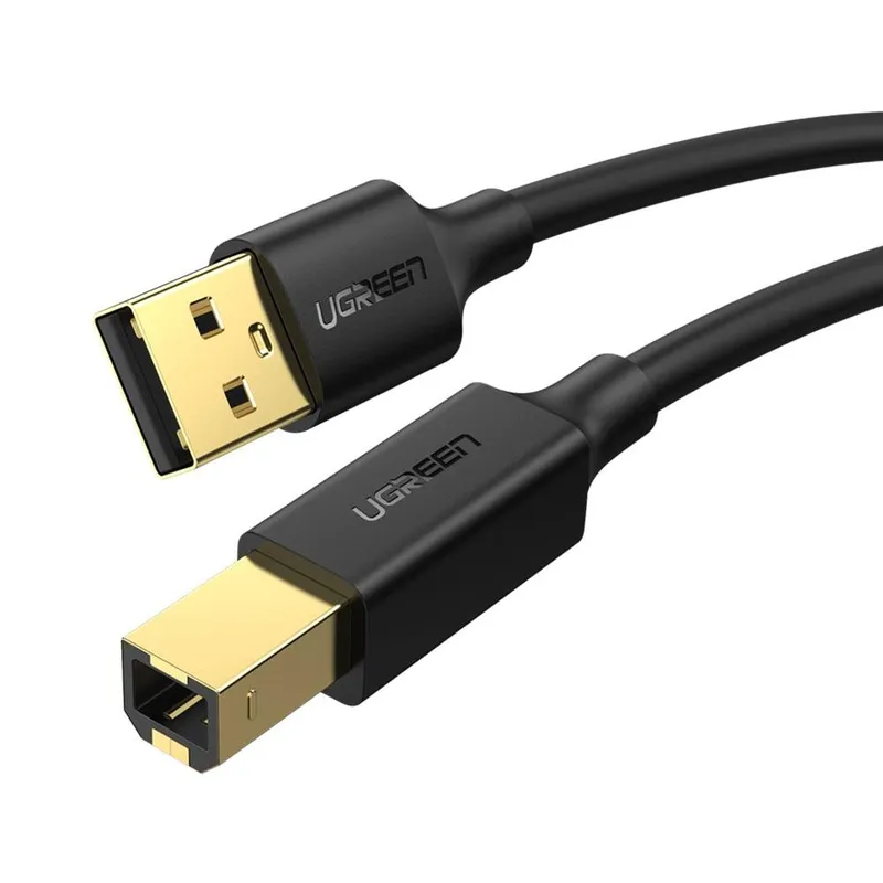 Kabel UGREEN US135 USB-A Do USB-B 1,5m - Czarny