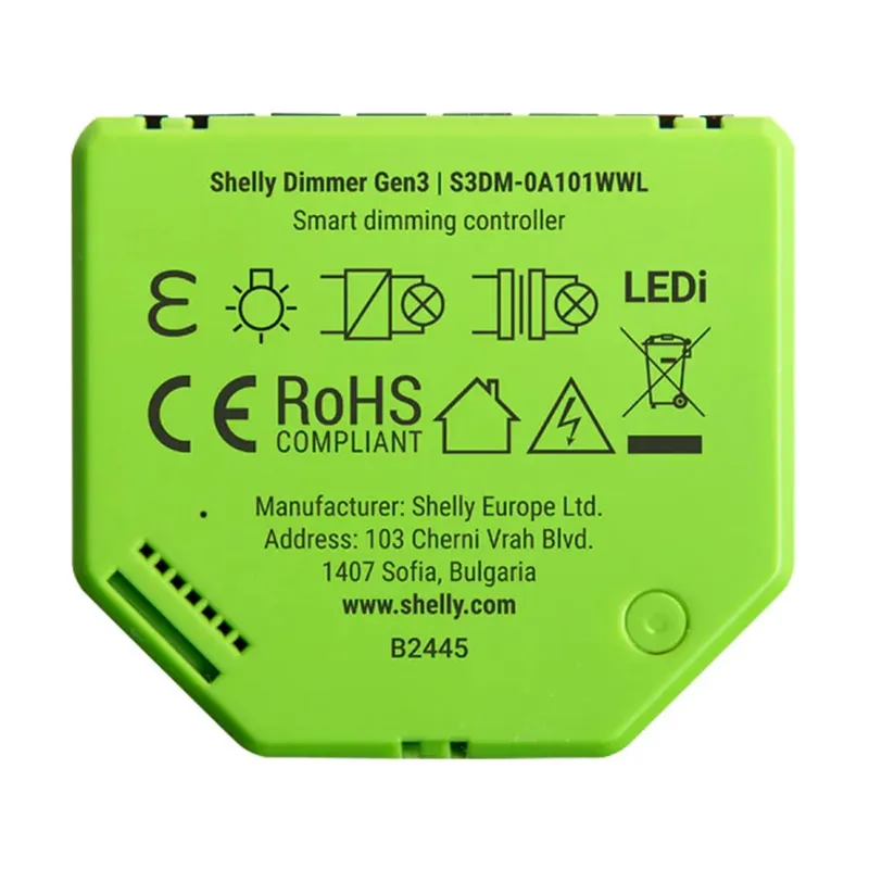 Ściemniacz Wi-Fi SHELLY Dimmer GEN3 - Smart Home