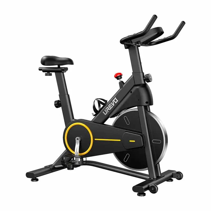 Rower Treningowy UREVO T1 12 kg Koło Zamachowe - Czarno-Żółty