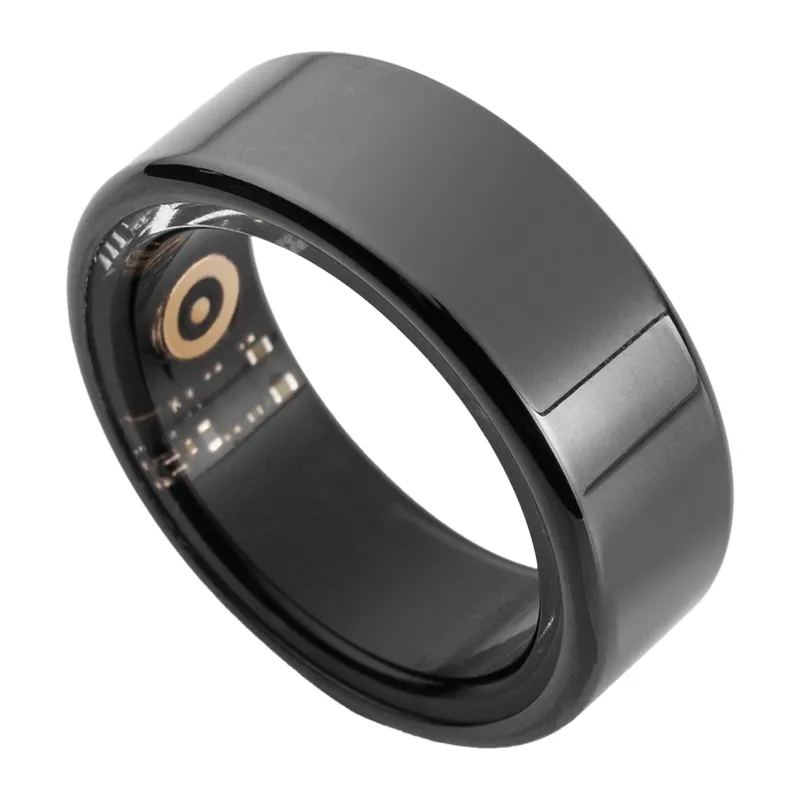 Smartring COLMI R02 Rozmiar 12 21.3mm Z Etui Ładującym - Czarny