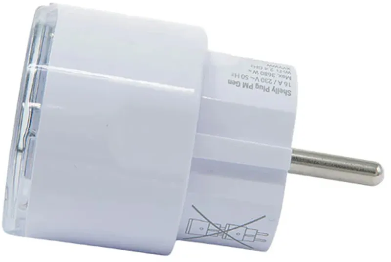 Inteligentne Gniazdko Monitor Energii SHELLY Plug PM GEN3 13A - Biały