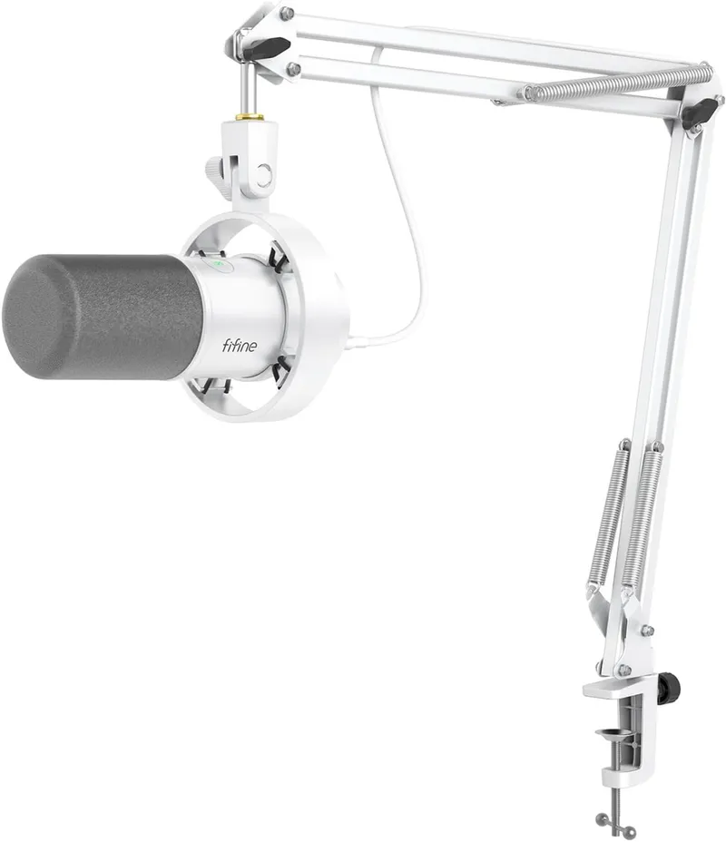 Mikrofon Dynamiczny FIFINE K688W USB-C/XLR - Biały