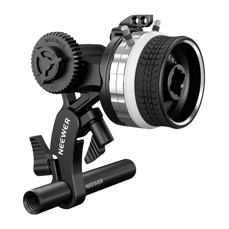 Mini Follow Focus NEEWER PG001 Z Ogranicznikami A/B - Uniwersalny