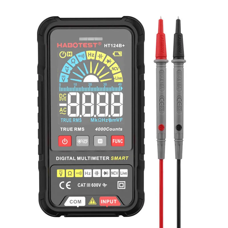 Multimetr Cyfrowy HABOTEST HT124B+ Do 600V