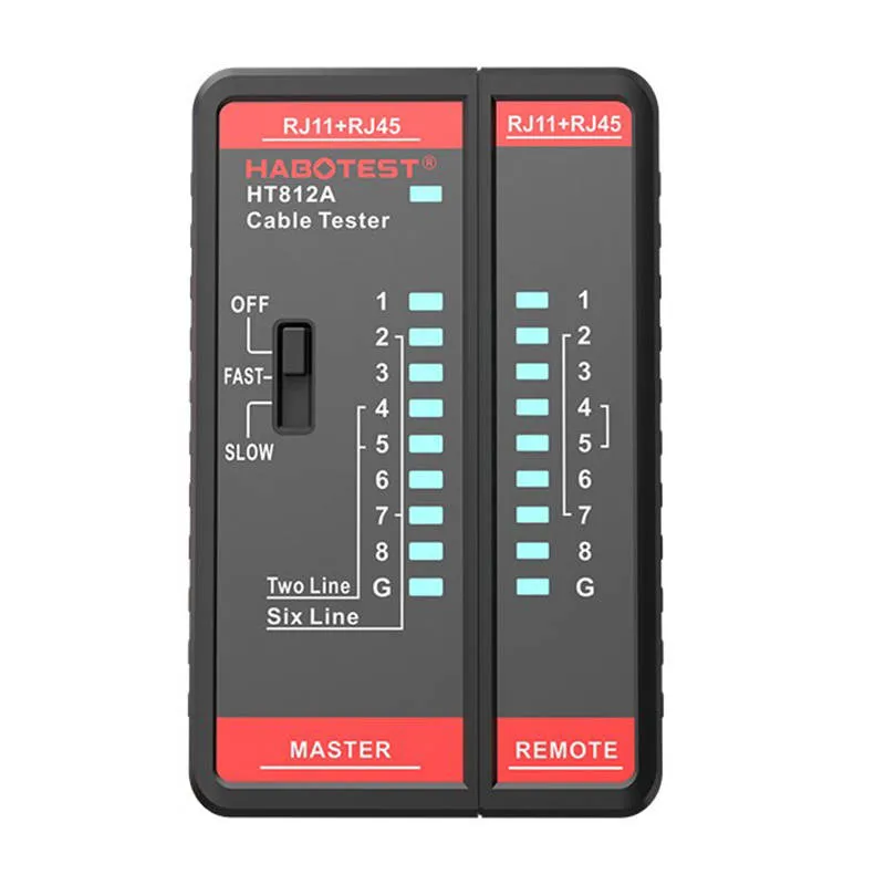 Tester Przewodów HABOTEST HT812A RJ11/RJ45