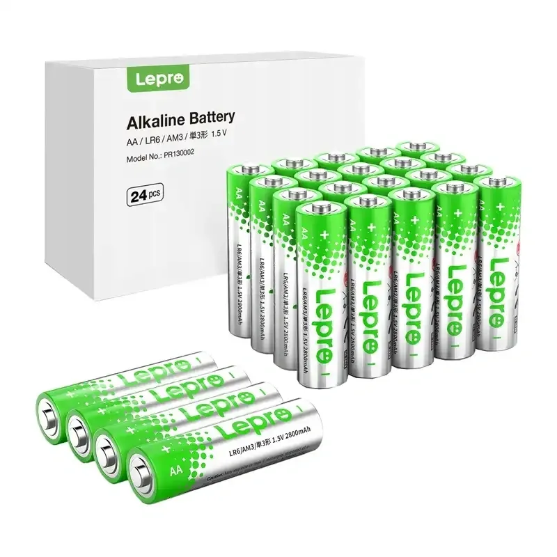 Baterie Alkaliczne LEPRO AA R6 1,5V 2800mAh 24 szt