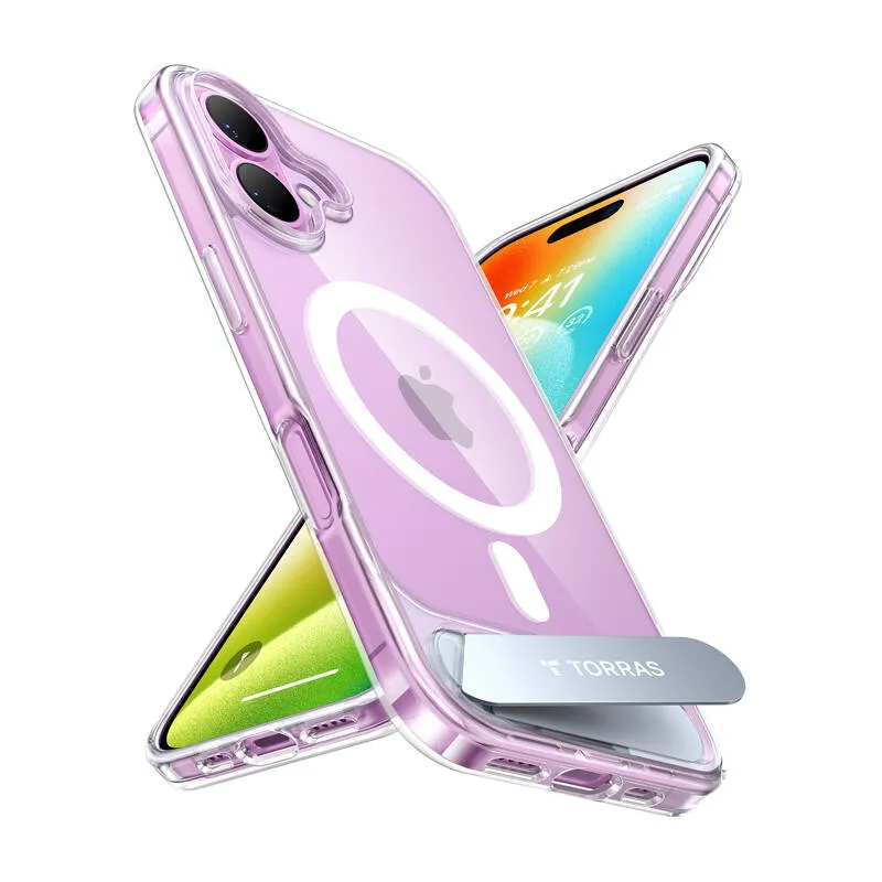 Etui TORRAS Pstand Series Do IPhone 16 Plus - Przezroczyste