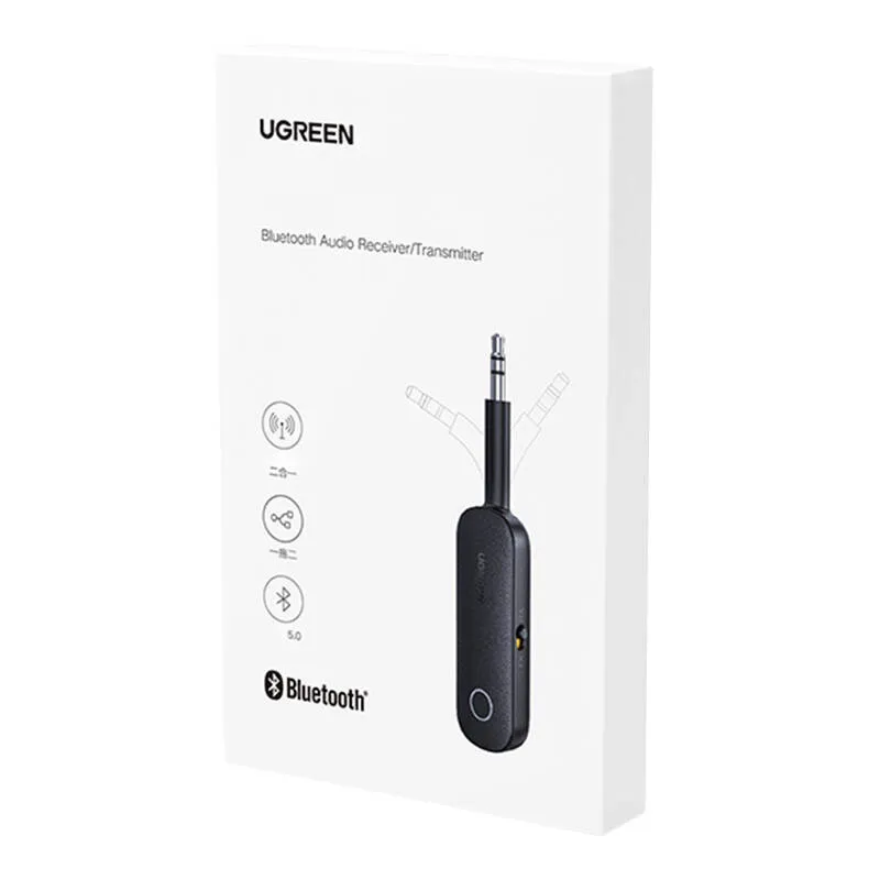 Transmiter/Odbiornik Bluetooth UGREEN CM403 5.0 Mini Jack - Czarny