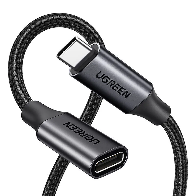 Kabel UGREEN US372 USB-C Do USB-C 1m 100W - Czarny