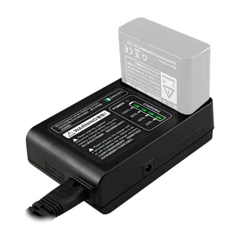 Ładowarka Do Akumulatorów GODOX VC18 12,6V - Czarna