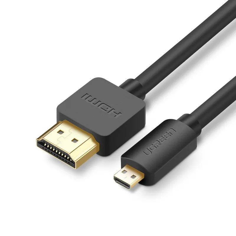 Kabel UGREEN HD127 Micro HDMI-HDMI 3m 4K - Czarny