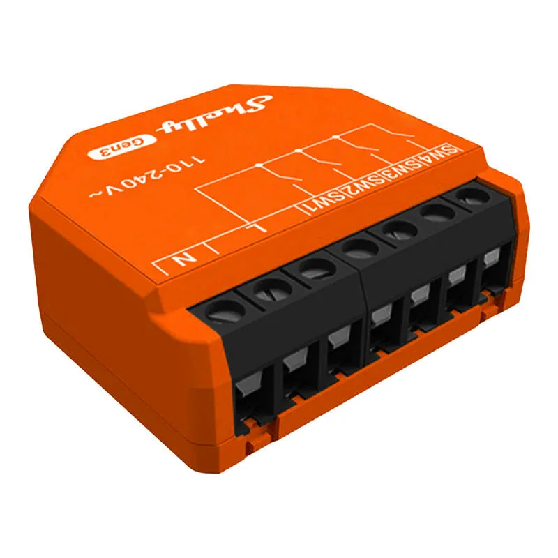 Sterownik SHELLY I4 GEN3 Wi-Fi/Bluetooth - 4 Wejścia Cyfrowe