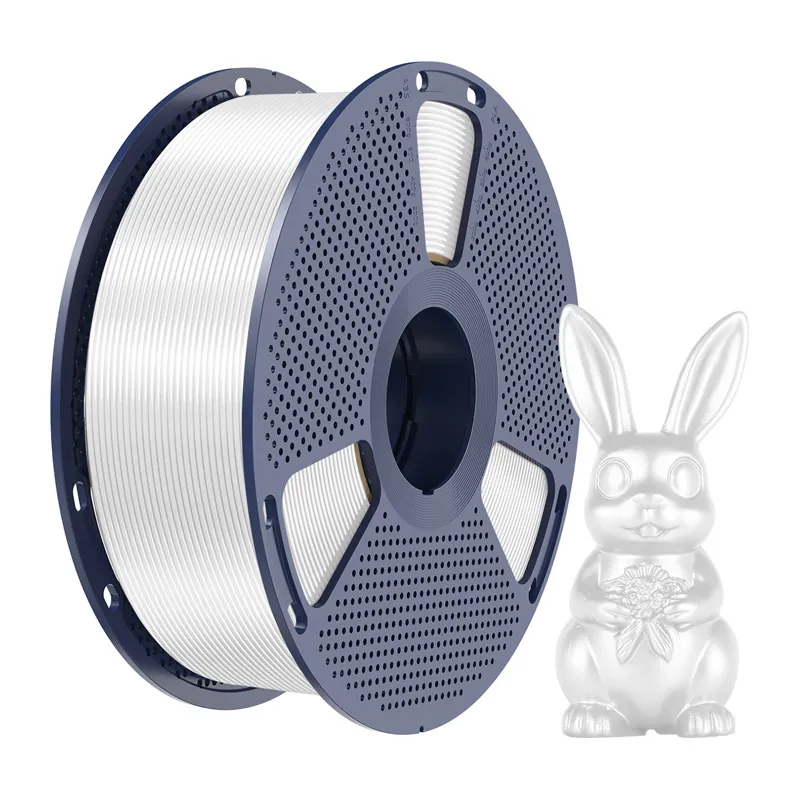 Filament SUNLU PLA+ Silk 1.75mm 1kg - Biały