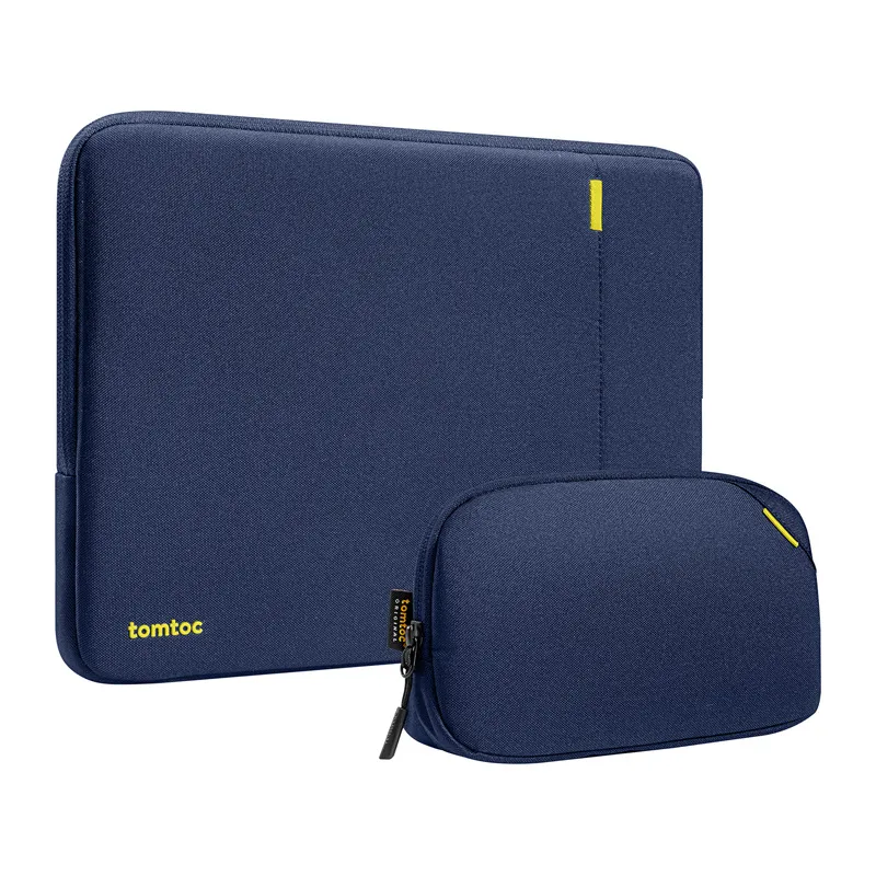 Pokrowiec Na Laptopa TOMTOC DEFENDER-A13 14'' + Etui - Granatowy