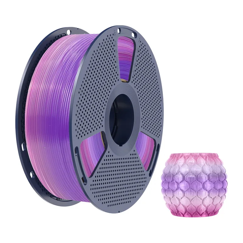 Filament SUNLU PLA 1.75mm 1kg HYPER Rainbow - Przezroczysty