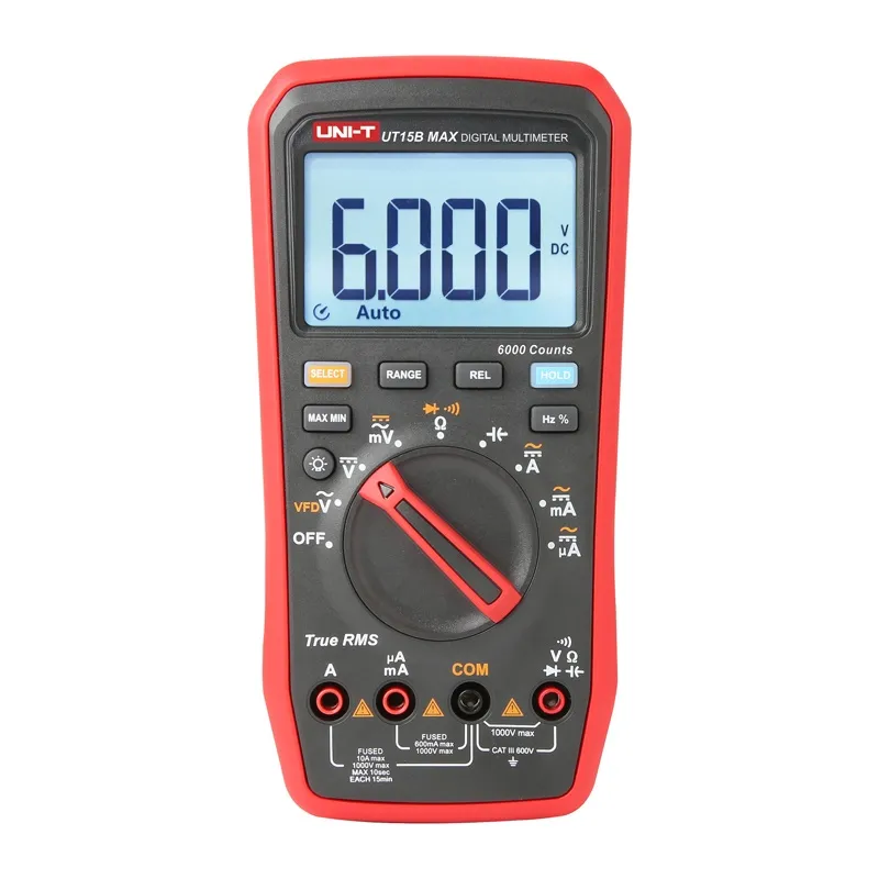 Multimetr Cyfrowy UNI-T UT15B MAX True RMS Do 1000V