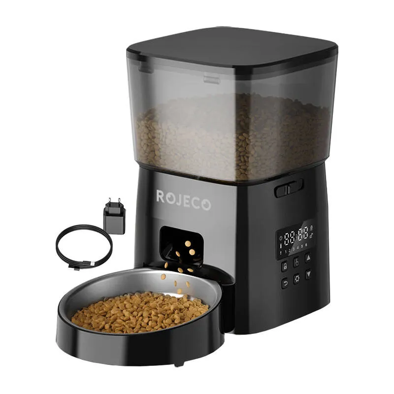 Inteligentny Dozownik Karmy ROJECO 2l Pet Feeder Button Version