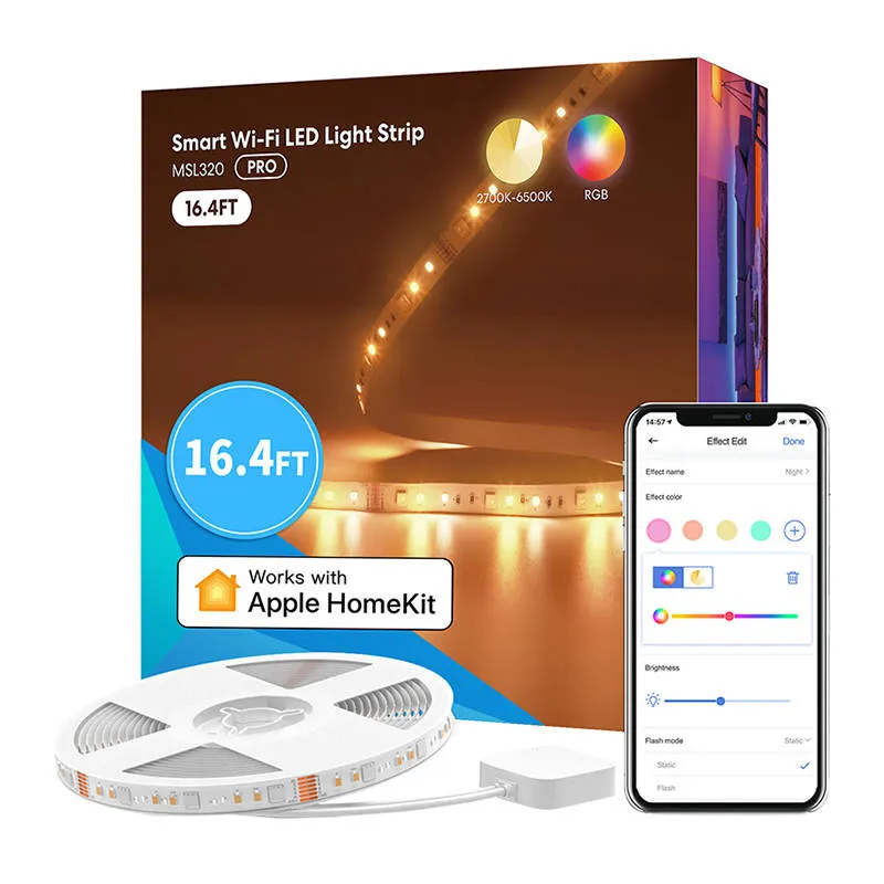 Taśma LED Smart MEROSS MSL320 5m Wi-Fi RGBW - HomeKit
