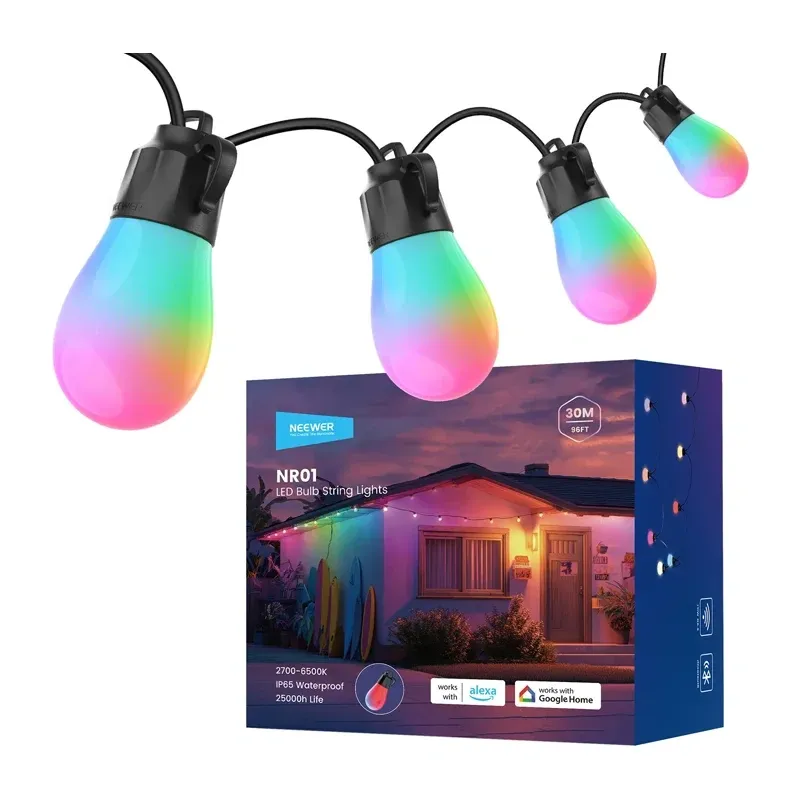 Girlanda Ogrodowa RGB NEEWER NR01 30 m IP65