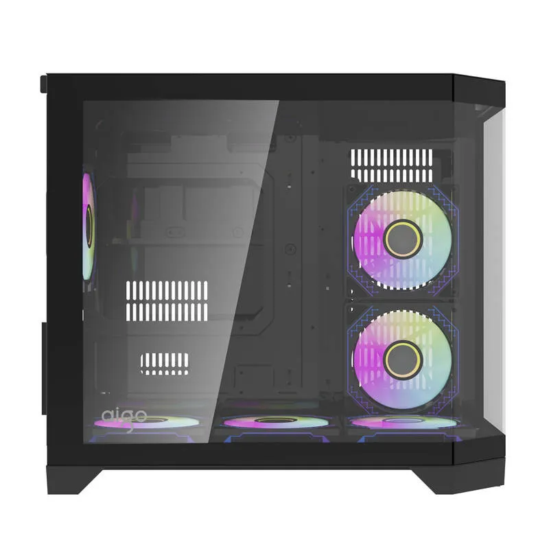 Obudowa Komputerowa DARKFLASH FT418 6 Wentylatorów ARGB - Czarna