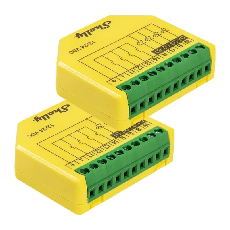 Sterownik Taśm LED SHELLY Plus RGBW PM Wi-Fi Bluetooth 2 szt