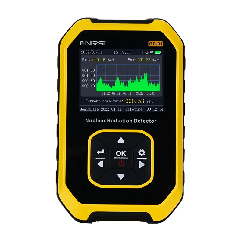 Licznik Geigera FNIRSI GC-01 - Detektor Promieniowania Jonizującego