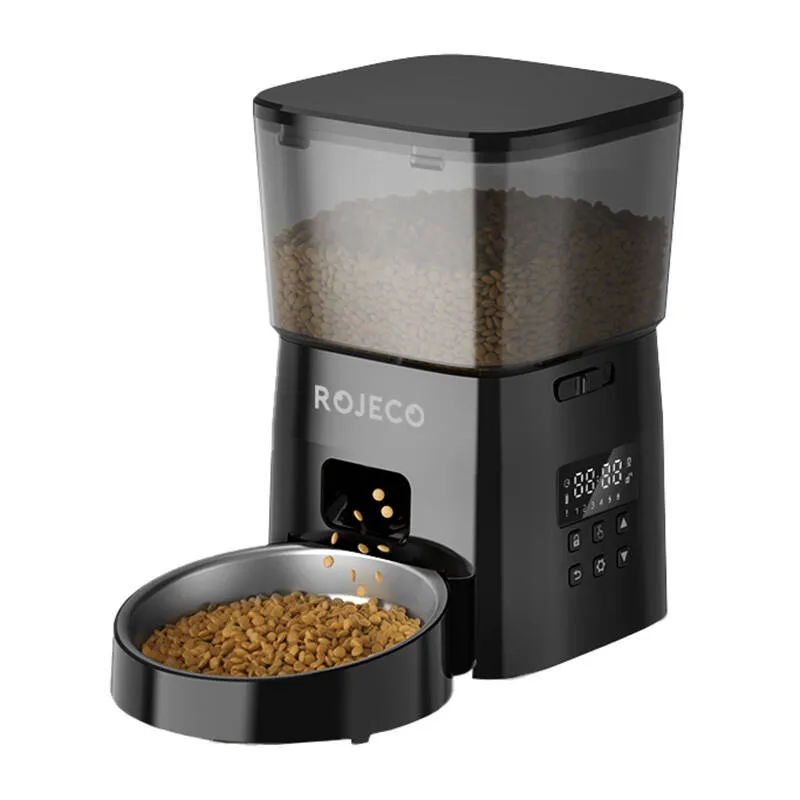 Inteligentny Dozownik Karmy ROJECO 2l Pet Feeder Button Version