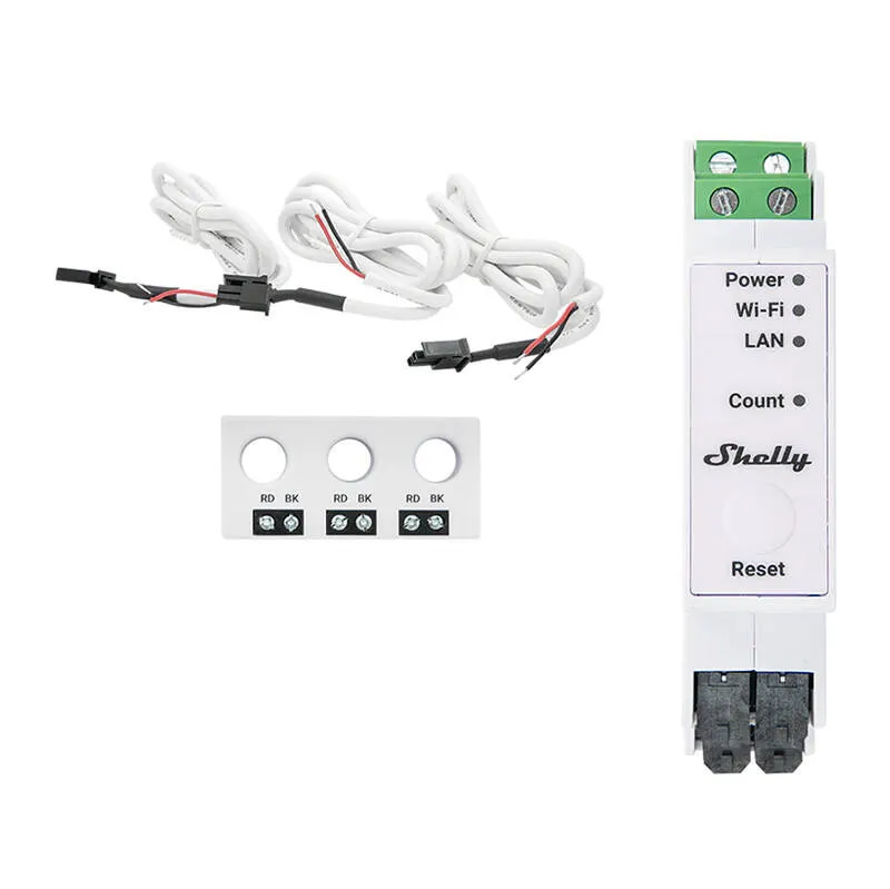 Miernik Energii SHELLY Pro 3EM-3CT63 Wi-Fi DIN