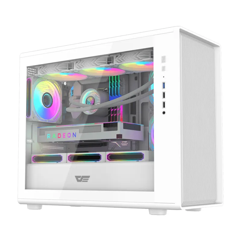 Obudowa Komputerowa DARKFLASH DB460M Mesh Panel Szkło - Biała