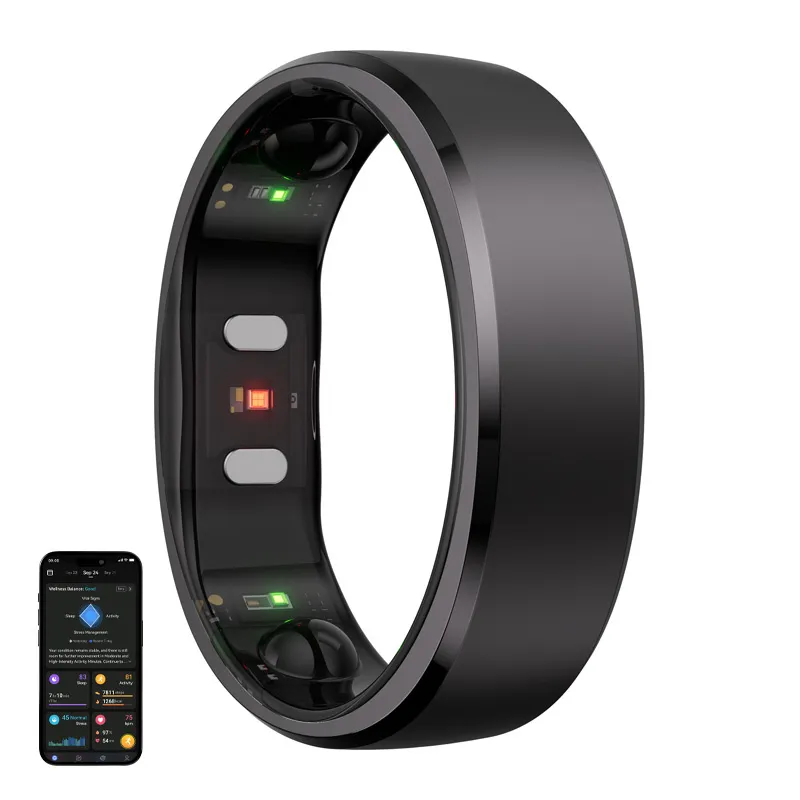 Smartring RINGCONN Gen 2 Rozmiar 12 - Czarny
